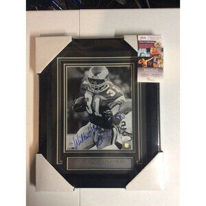 Wilbert Montgomery Autograph Signed Philadelphia Eagles 8x10 Photo Framed JSA